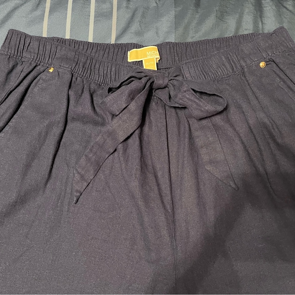Michael Kors Navy Linen pant
